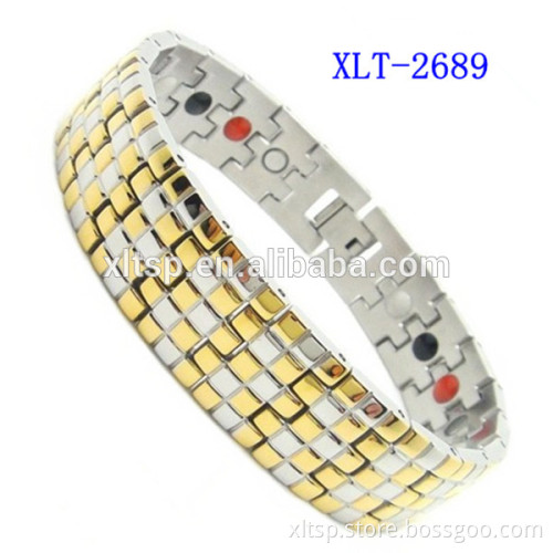 Best quality Sport energy bio magnetic stainless steel bracelet